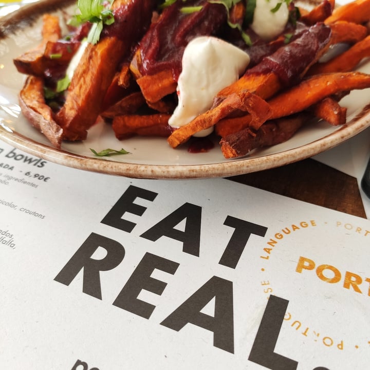 photo of Honest Greens Parque das Nações Ben's sweet potato fries shared by @qualquerdiavirovegan on  15 Jun 2020 - review