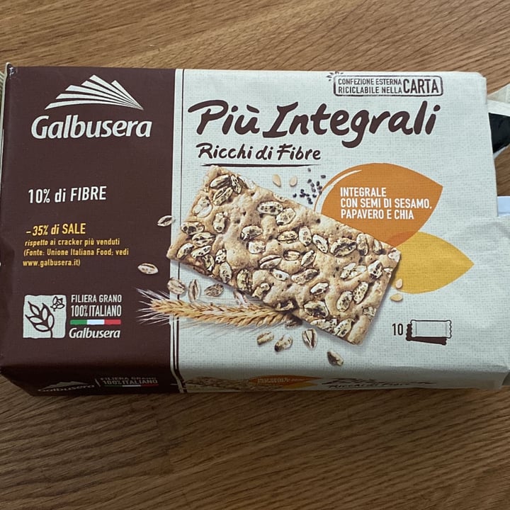 photo of Galbusera Crackers Più integrali shared by @amelia78 on  26 Jul 2022 - review