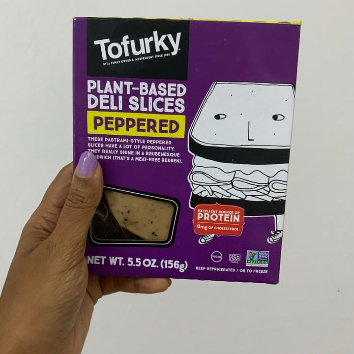 photo of Tofurky Plant-Based Deli Slices Peppered shared by @babli on  25 Oct 2020 - review