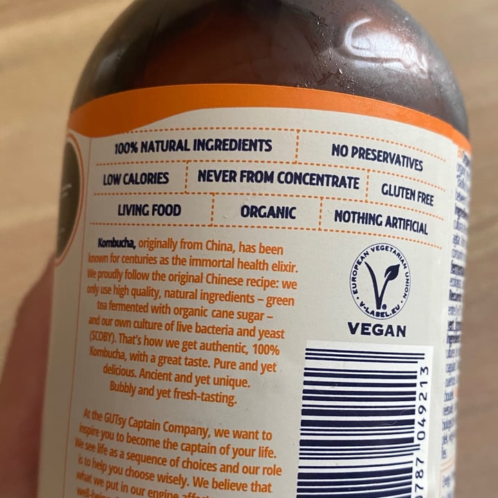 review photo of The Gutsy Captain Kombucha zero ginger & lemon shared by @lorenavegana on 16 Jul 2021 - review