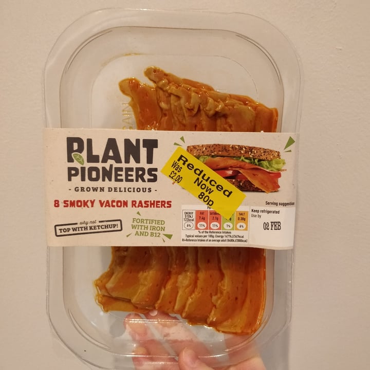 photo of Plant Pioneers Smoky Vacon Rashers shared by @lochjessmonster on  13 Mar 2021 - review