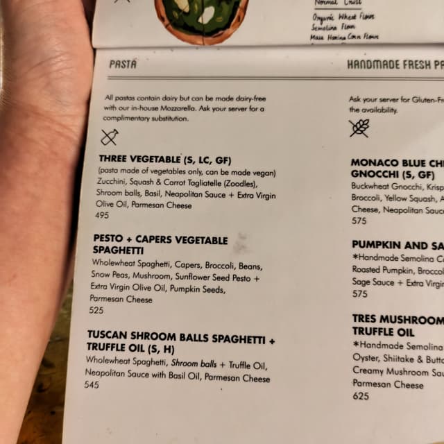 菜肴“Tuscan Shroom Balls Spaghetti + Truffle Oil”的照片