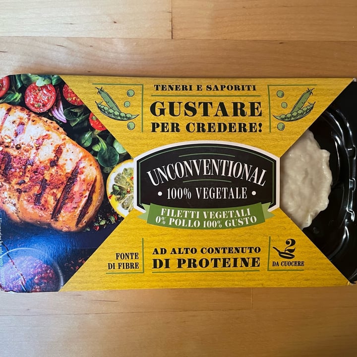 photo of Unconventional Filetti Vegetali 0% Pollo 100% Gusto - Plant Based Fillet shared by @sereveggy on  02 Sep 2022 - review