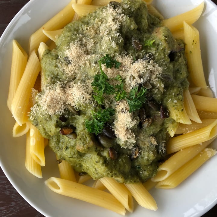 photo of Asher's Corner Cafe @ Ashers Farm Sanctuary The Creamy Italian Pasta shared by @louiseloveslentils on  27 Nov 2021 - review
