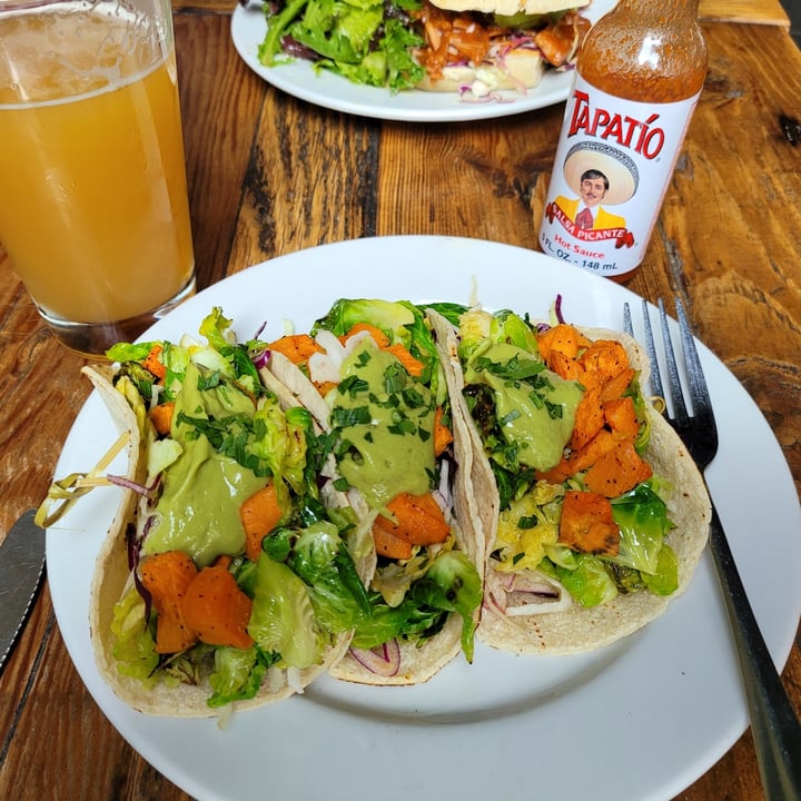 photo of Speakeasy Brussel Sprout & Sweet Potato Tacos shared by @wolfj72 on  18 Aug 2021 - review