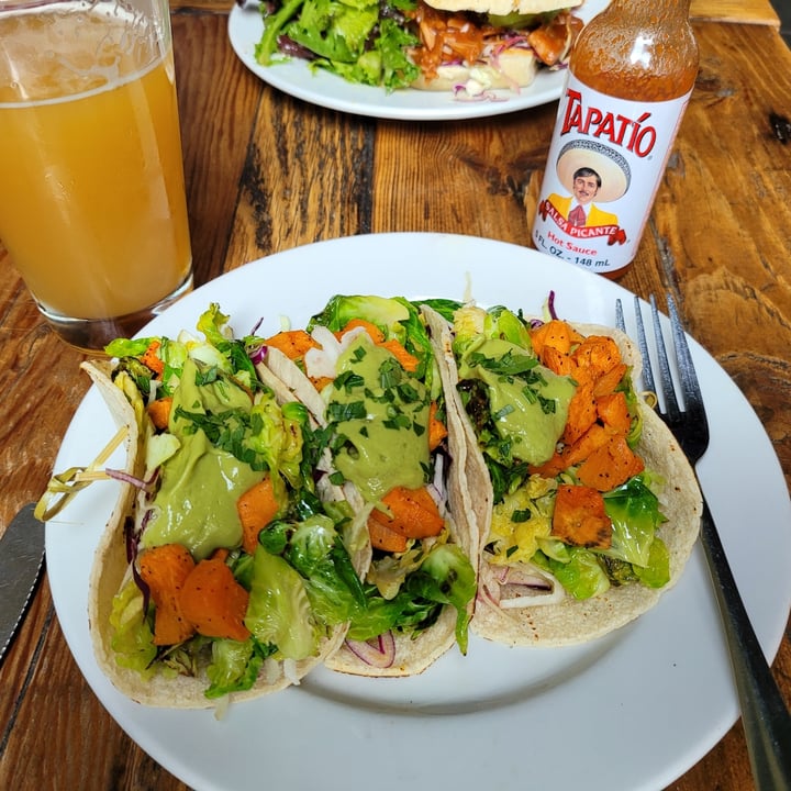 review photo of Speakeasy Brussel Sprout & Sweet Potato Tacos shared by @wolfj72 on 18 Aug 2021 - review
