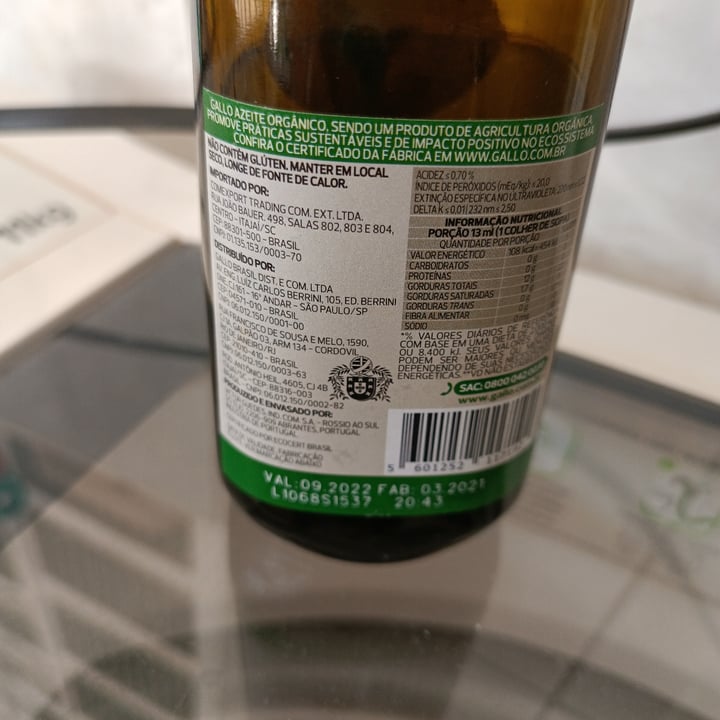 review photo of Gallo Azeite de Oliva Extra Virgem Português shared by @anacec on 04 Dec 2022 - review