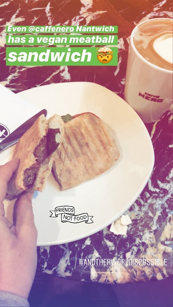 photo of Caffè Nero Meatless Panini shared by @marinapatt on  19 Apr 2020 - review