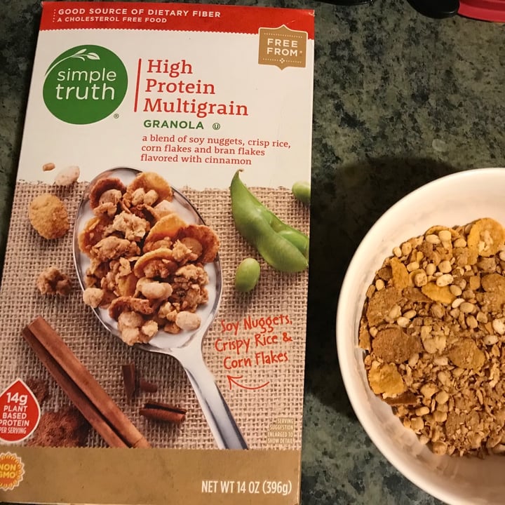 photo of Simple Truth High protein multigrain granola shared by @ksf on  03 Jan 2021 - review