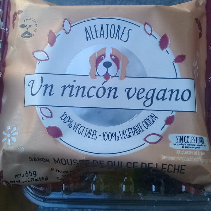photo of Un Rincón Vegano Alfajor sabor Mousse de Dulce de Leche shared by @nanni696 on  27 Sep 2021 - review