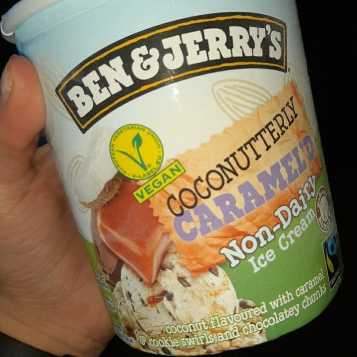 photo of Ben & Jerry's Coconutterly Caramel’d Non-Dairy Ice Cream shared by @stefania5 on  03 Jul 2021 - review