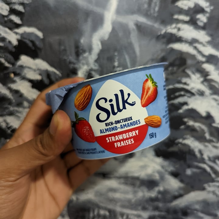 photo of Silk Strawberry almond milk yogurt shared by @raffymabanag on  30 Jun 2022 - review