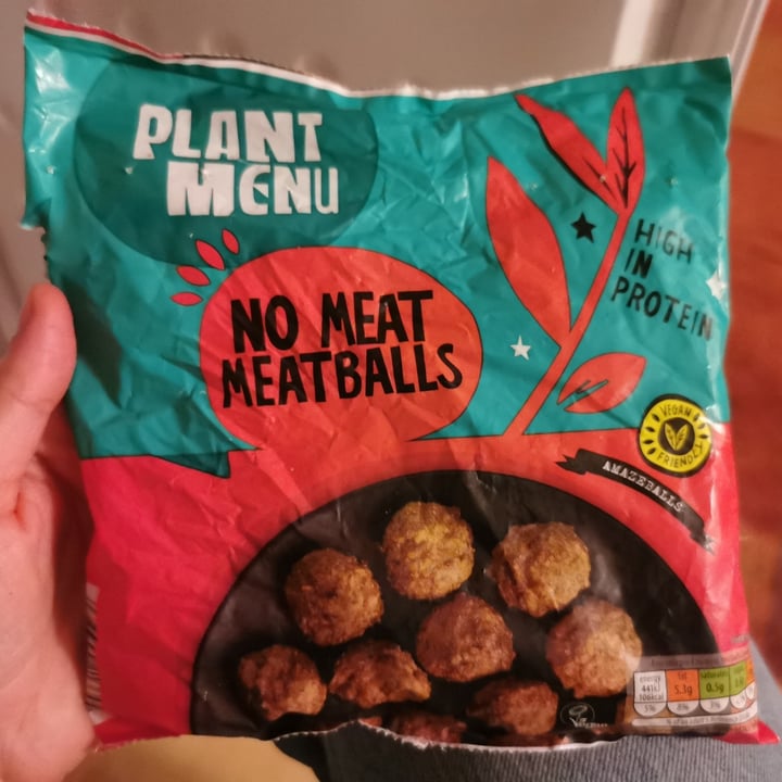 photo of Plant Menu No Meat Meatballs shared by @fabianaotiliarusu on  29 Dec 2021 - review