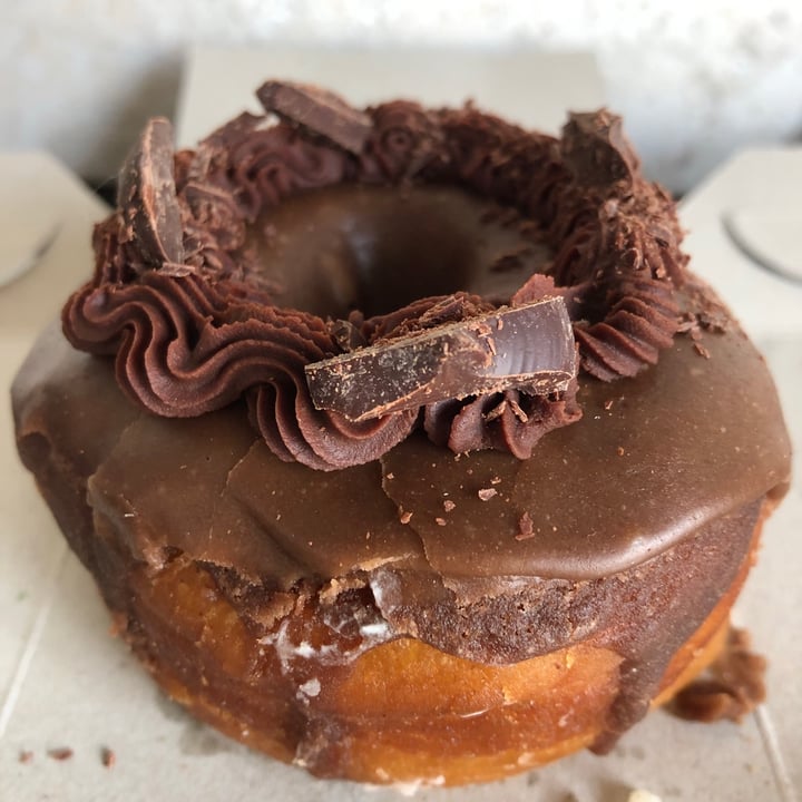 photo of Grumpy & Runt | Little Deli & Donuts Double Chocolate Donut shared by @mothercitymatt on  12 Jun 2020 - review