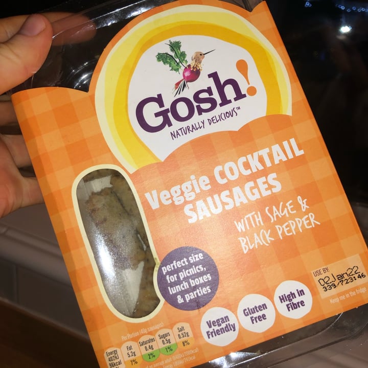 photo of Gosh! Cocktail Sausages shared by @annaleitner on  20 Dec 2021 - review