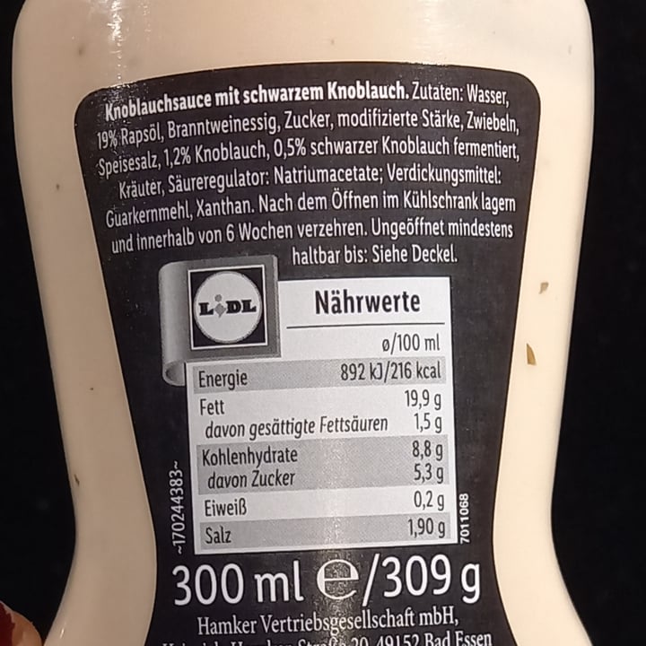 photo of Kania Knoblauch Sauce shared by @anameier on  16 Jun 2021 - review