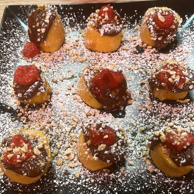 Foto del plato “Platano in tempura”