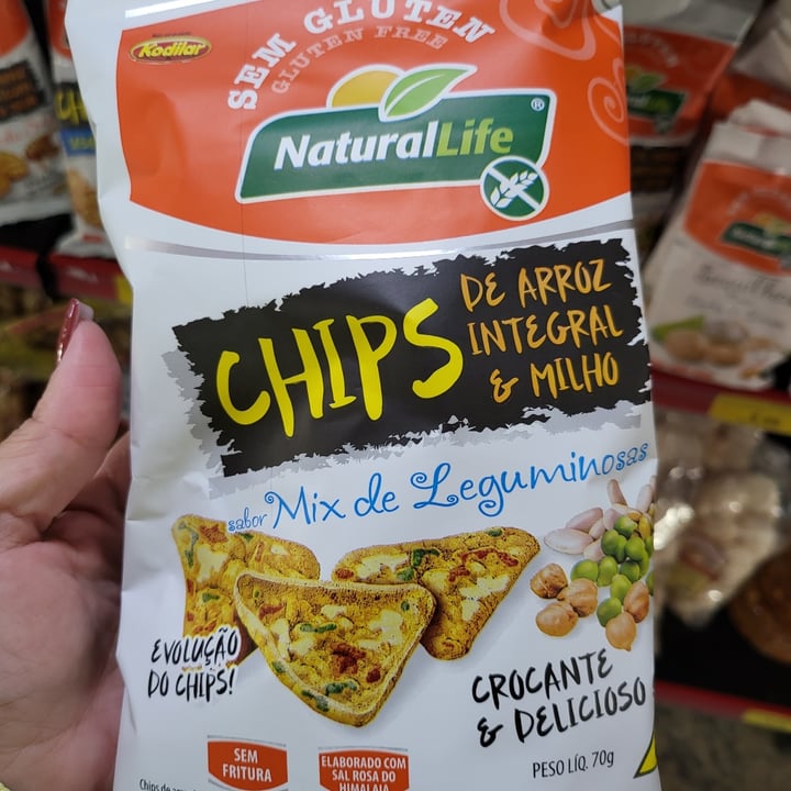 photo of NaturalLife Chips de Arroz Integral & Milho - Sabor Mix de Leguminosas shared by @rafaelareis on  11 May 2022 - review