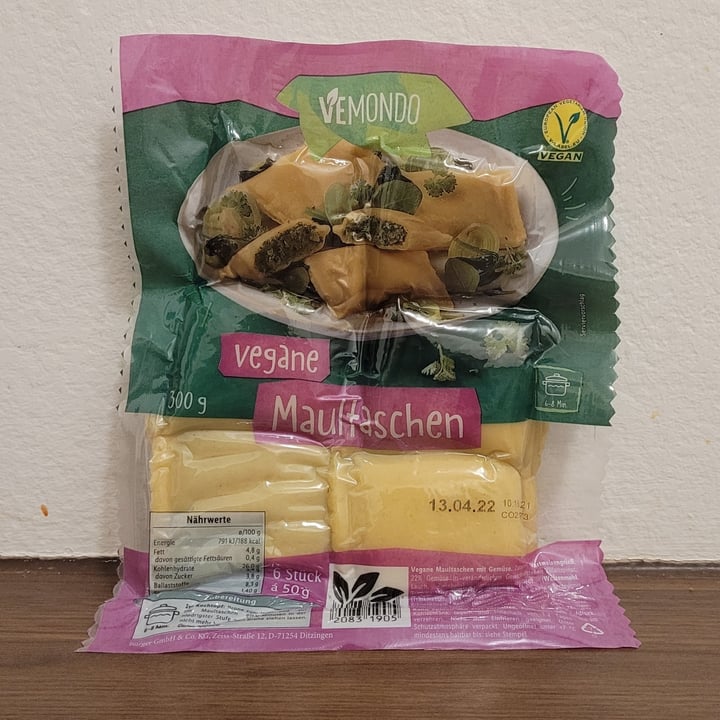 photo of Vemondo Maultaschen shared by @saravisconti on  12 Apr 2022 - review