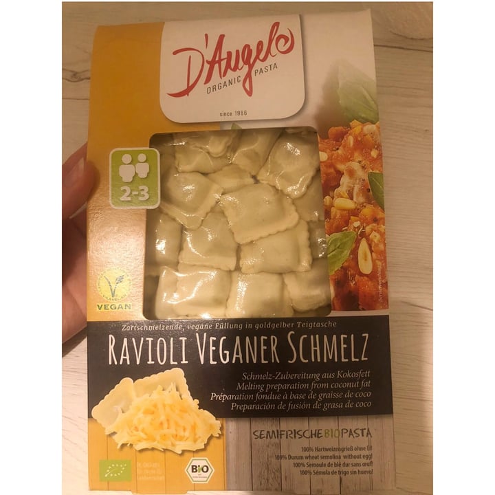 photo of D'Angelo Ravioli Veganer Schmelz shared by @calice on  23 Dec 2020 - review