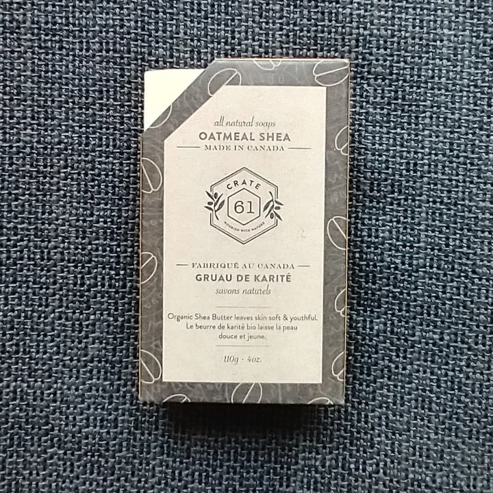 photo of Crate 61 Organics Inc. Oatmeal Shea Soap shared by @leposava on  29 Aug 2021 - review
