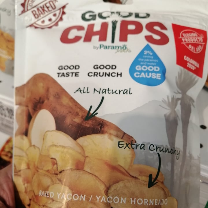 photo of Páramo Snacks Good chips yacon shared by @luciacl on  28 Sep 2021 - review