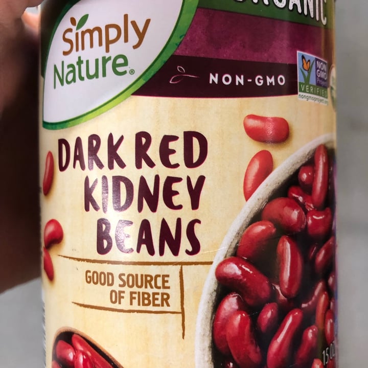 photo of Simply Nature Dark red kidney beans shared by @allycat38 on  20 Mar 2022 - review