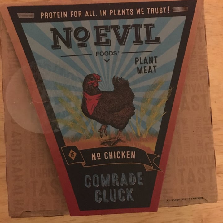 photo of No Evil Foods No Chicken Comrade Cluck shared by @courtneykelli on  13 Sep 2021 - review