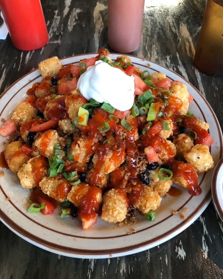 photo of Wayward Vegan Cafe Tot-chos shared by @meghanmc on  21 Dec 2019 - review