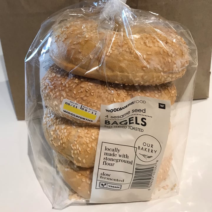 review photo of Woolworths Food Sesame Seed Bagels shared by @redcpt on 02 Nov 2021 - review