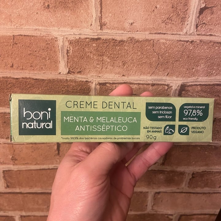photo of Boni natural Creme Dental shared by @renanms on  23 Oct 2022 - review