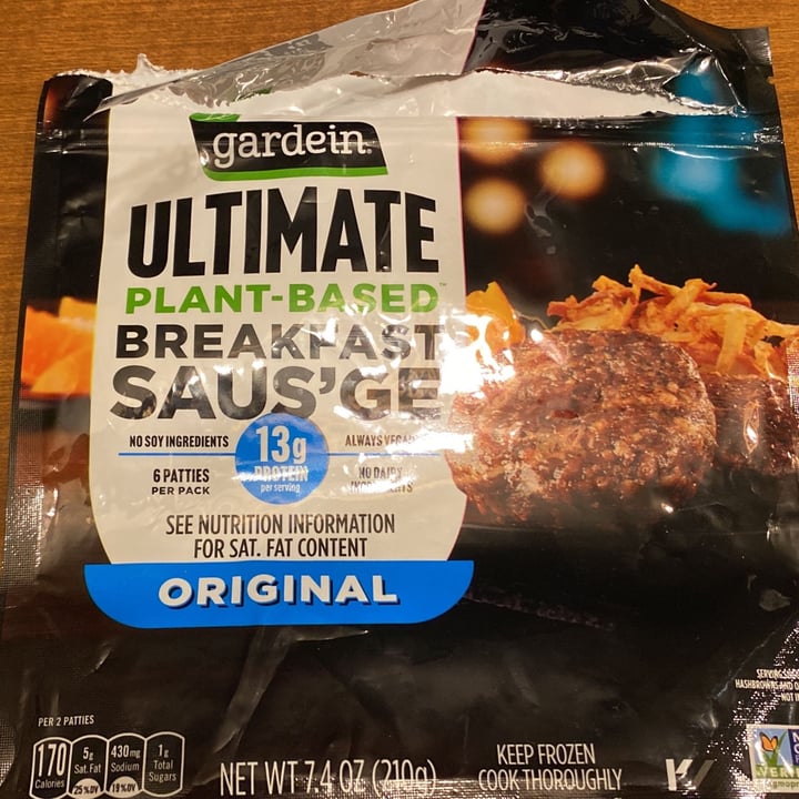 photo of Gardein Ultimate Plant-Based Breakfast Saus’ge shared by @nathlena19 on  29 Nov 2022 - review