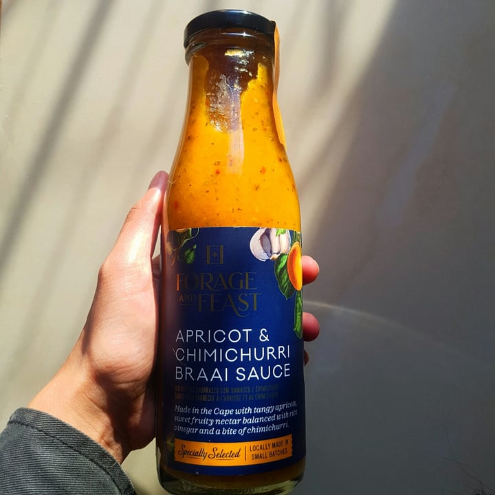 photo of Forage and Feast Apricot and Chimichurri Braai Sauce shared by @greenbeang on  03 Jul 2021 - review