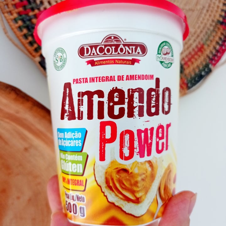 photo of DaColônia Pasta integral De Amendoim Amendo Power shared by @andreakavuka on  30 Apr 2022 - review