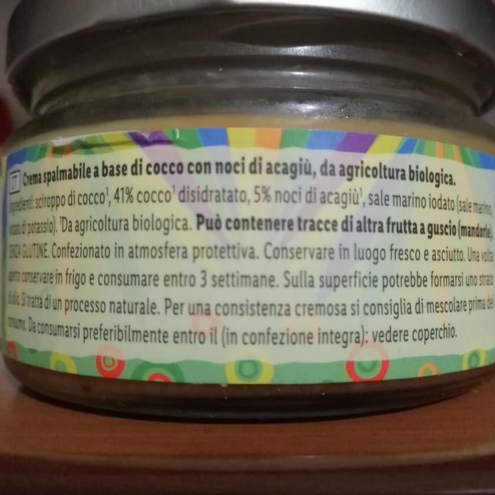 review photo of Caribbean Style Crema Spalmabile Bio Al Cocco Con Anacardi shared by @enrica92 on 24 May 2022 - review