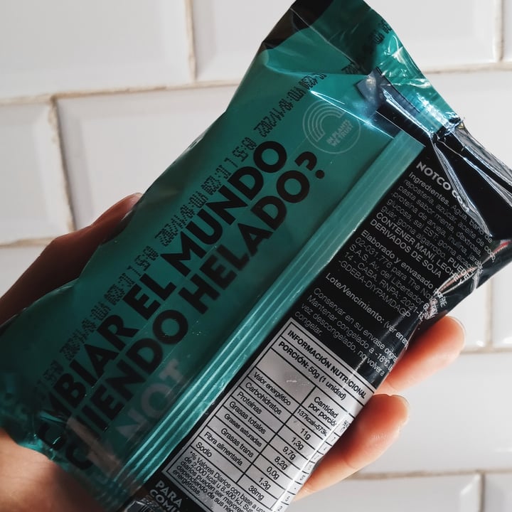 review photo of NotCo Not Icecream Sabor Menta shared by @belvegan on 12 Oct 2021 - review