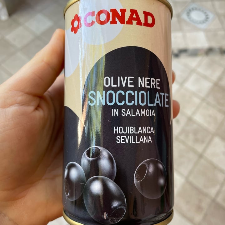 photo of Conad Olive nere snocciolate in salamoia shared by @chiarapalarini on  10 Apr 2022 - review