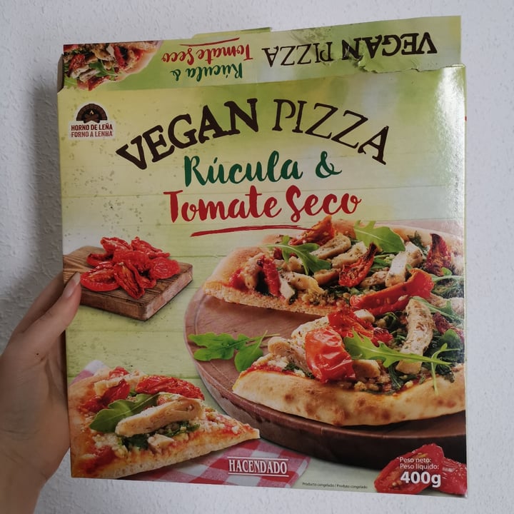 review photo of Hacendado Vegan Pizza Rúcula & Tomate Seco shared by @marthu09 on 13 Jan 2021 - review