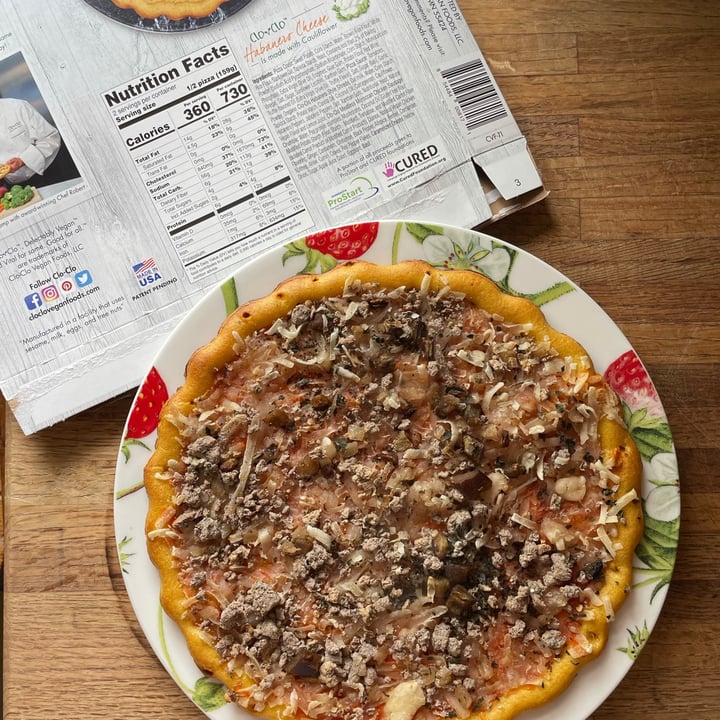review photo of Clo-Clo Vegan Foods Meatless Moroccan Pizza shared by @xtra70s on 04 May 2021 - review