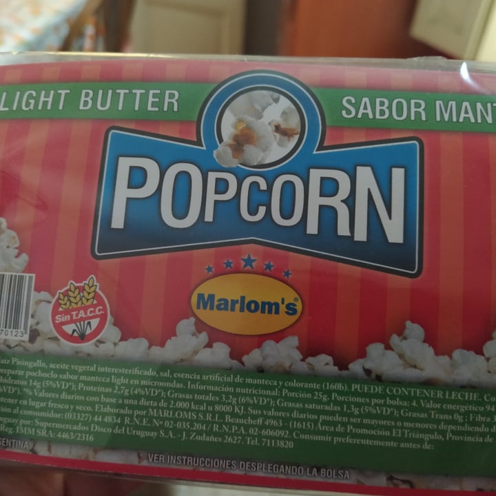 photo of Marlom's Popcorn Sabor Manteca shared by @taiga on  07 Apr 2022 - review