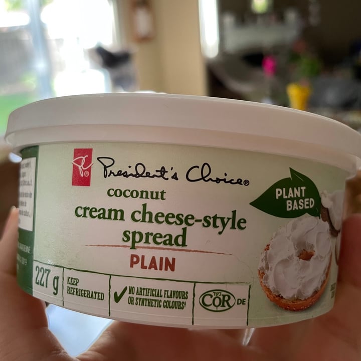photo of President's Choice Coconut Cream Cheese Style Spread shared by @vegangirl4life on  08 Jun 2021 - review