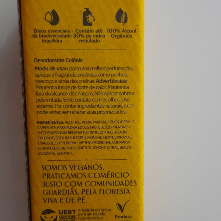 photo of Natura Perfume Ekos Natura shared by @renatovegetariano on  16 Oct 2021 - review