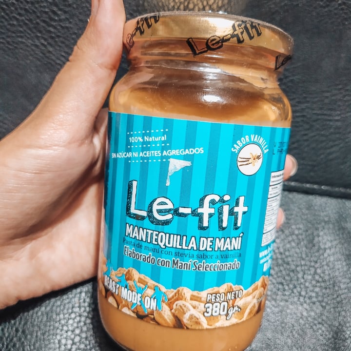 photo of Le-Fit Mantequilla De Mani Natural shared by @florenciaveganfit on  06 Dec 2020 - review