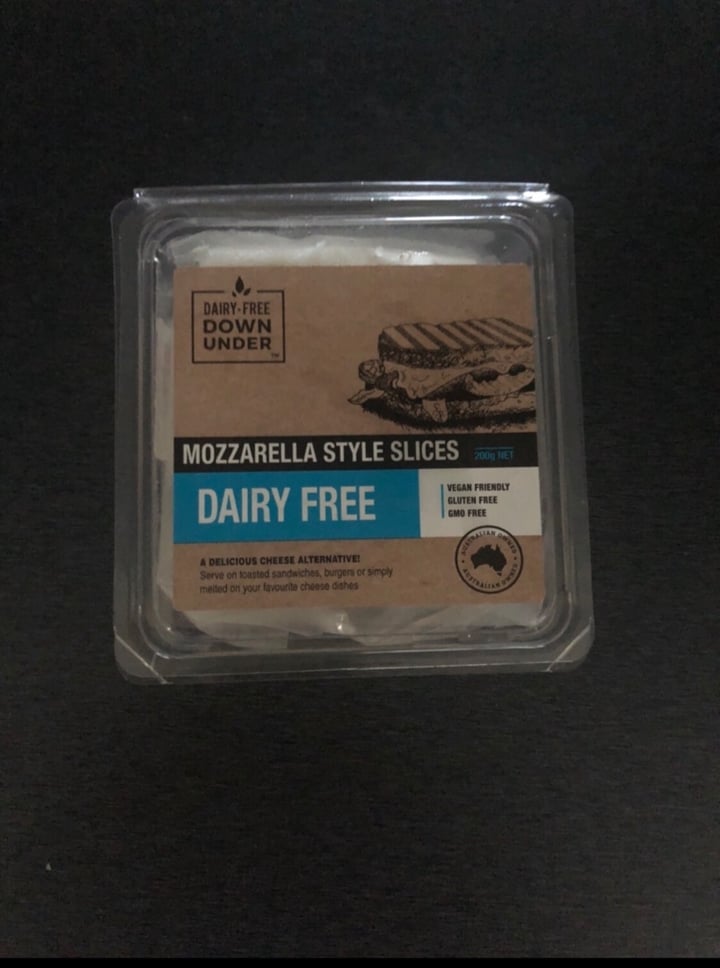 photo of Dairy Free Down Under Mozzarella Style Slices shared by @doaa on  17 Apr 2020 - review