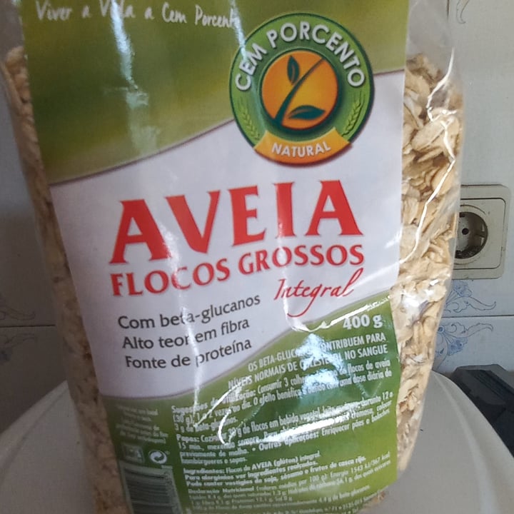 review photo of Cem Porcento Flocos de aveia grossos shared by @aleehramoss on 16 Apr 2022 - review