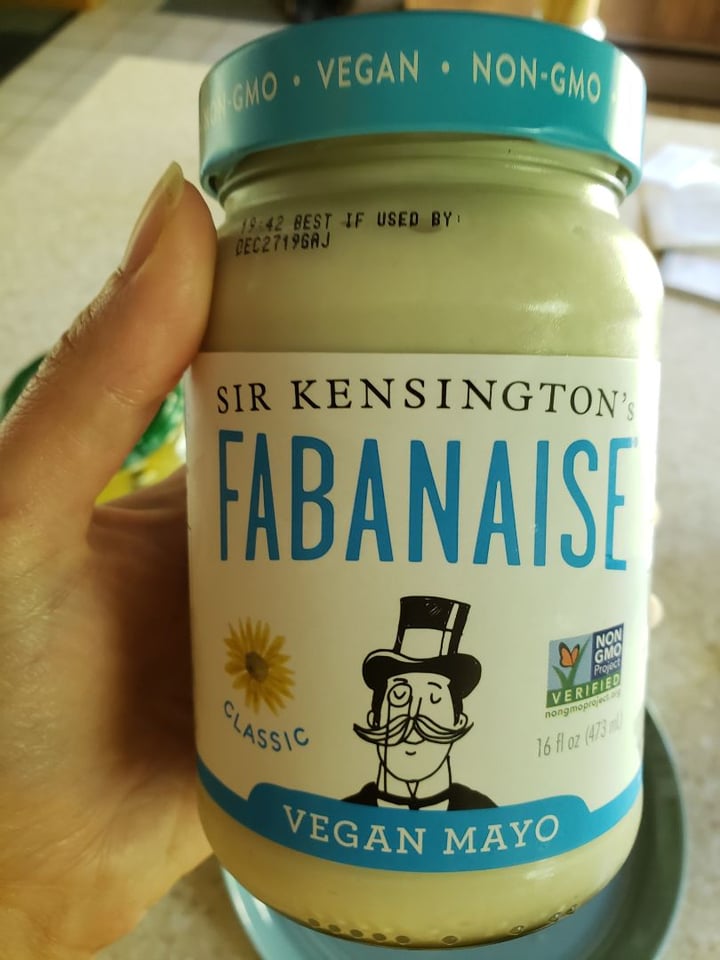 photo of Sir Kensington's Fabanaise Vegan Mayo shared by @jenicalyonclapsaddle on  21 May 2019 - review
