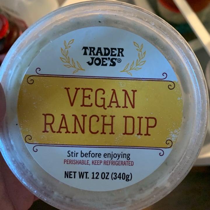 photo of Trader Joe's Vegan ranch dip shared by @elliejeanmcd on  29 Aug 2020 - review