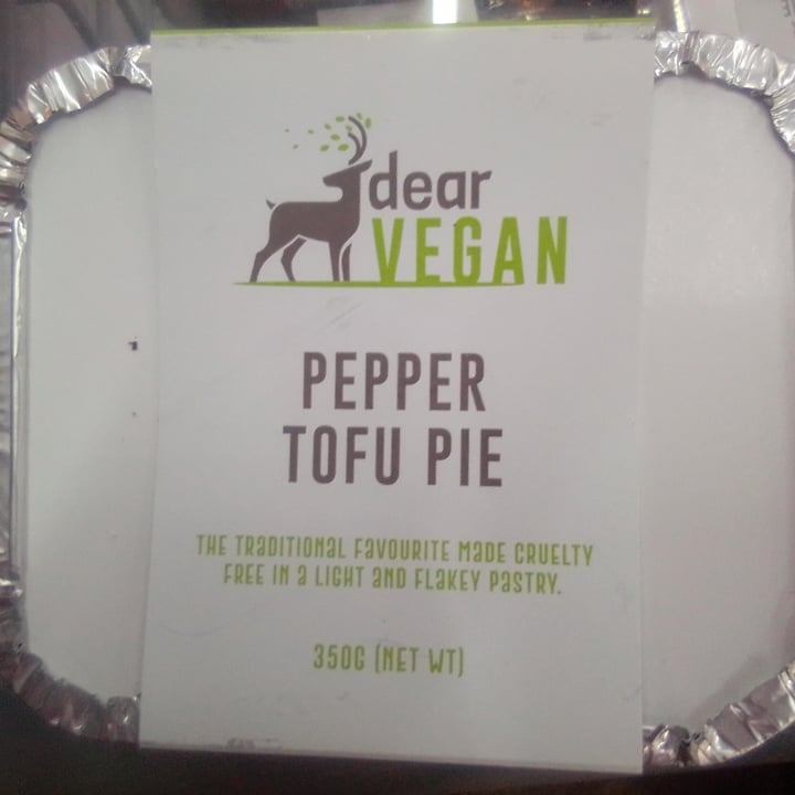 photo of Dear Vegan Pepper Tofu Pie shared by @earthchild24 on  18 Sep 2022 - review