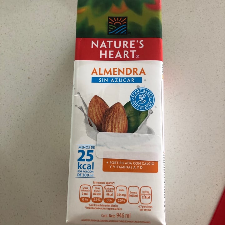 photo of Nature's Heart Almond unsweetened shared by @martusalgado on  17 Nov 2020 - review