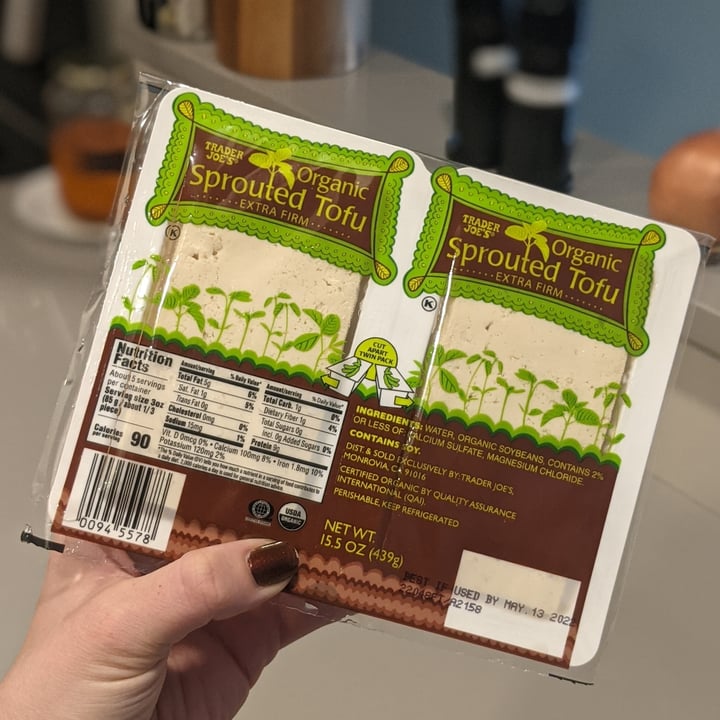 Trader Joe's Organic Sprouted Tofu Extra Firm Review | abillion